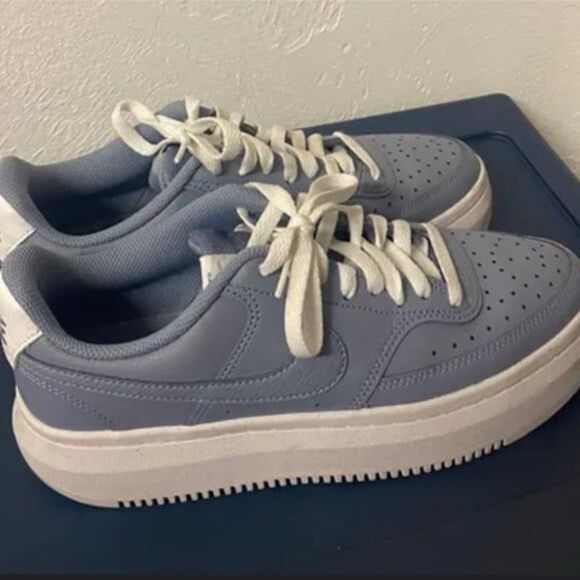 Nike court vision Alta Ashen slate sneakers Sky Blue - Picture 2 of 3